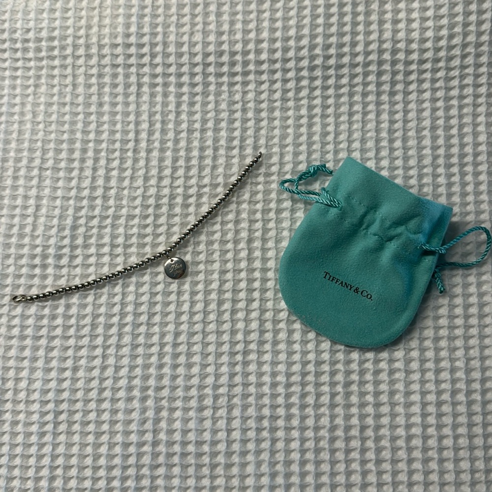 Authentic Tiffany Bracelet, Engraved I Love You